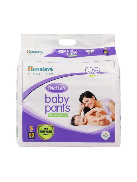 

Himalaya Baby Herbal Total Care Anti-Rash Shield Small Pants Diapers 80 pcs, White