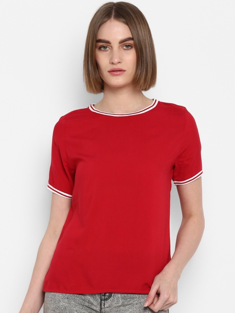 

Mode by Red Tape Women Red Solid Top