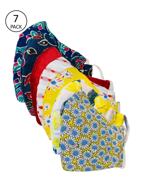 

Sera Unisex 7 Pcs 3-Ply Reusable Ultra Shield Outdoor Fabric Masks, Multi