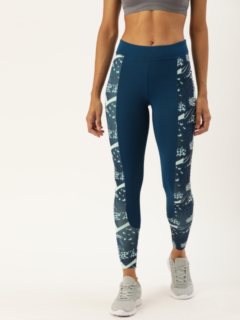 

Jockey Woman's Blue Printed Leggings