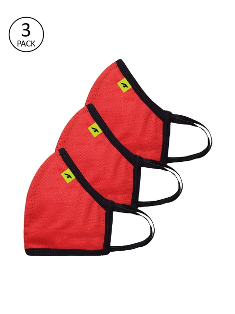 

Alcis Adults Red Pack of 3 Reusable 6-Layers Ultrashield A95 Outdoor Mask
