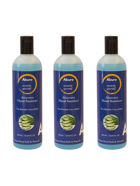 

Rejuvenating UBTAN 3 Pcs 70% Alcohol Based Hand Sanitizer, Blue