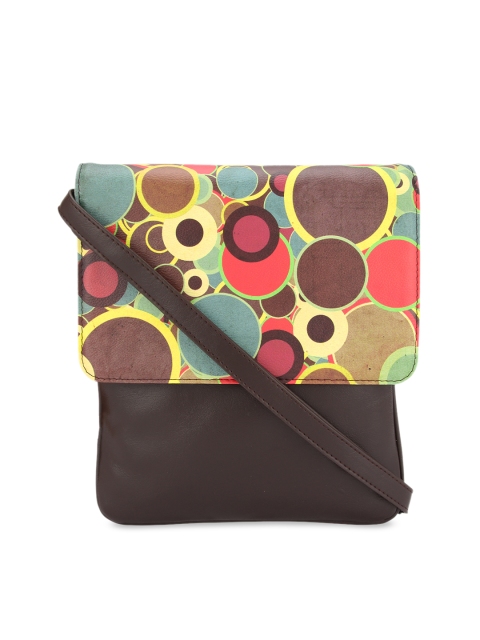 

Vivinkaa Brown Printed Sling Bag