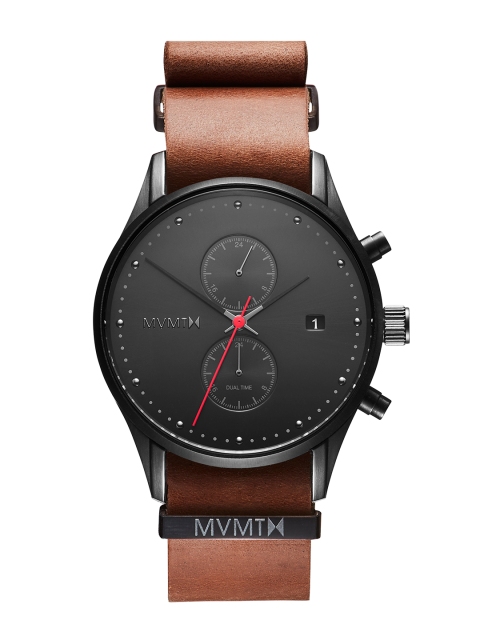 

MVMT Men Black Analogue Voyager Watch D-MV01-BTL2