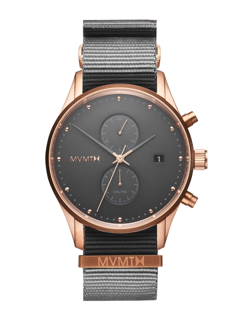 

MVMT Men Charcoal Grey Analogue Watch D-MV01-RGGR2