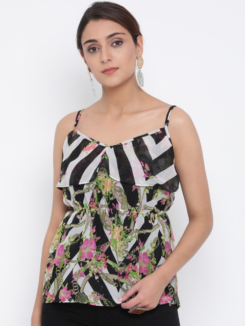 

Oxolloxo Women Black Printed Top