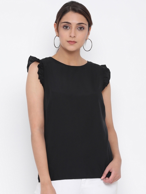 

Oxolloxo Women Black Solid Top