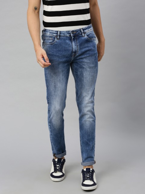 

Blackberrys Men Blue Skim Super Skinny Fit Low-Rise Clean Look Stretchable Jeans