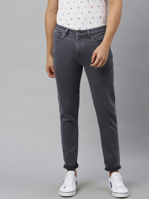 

Blackberrys Men Grey Yonk Skinny Fit Low-Rise Clean Look Stretchable Jeans