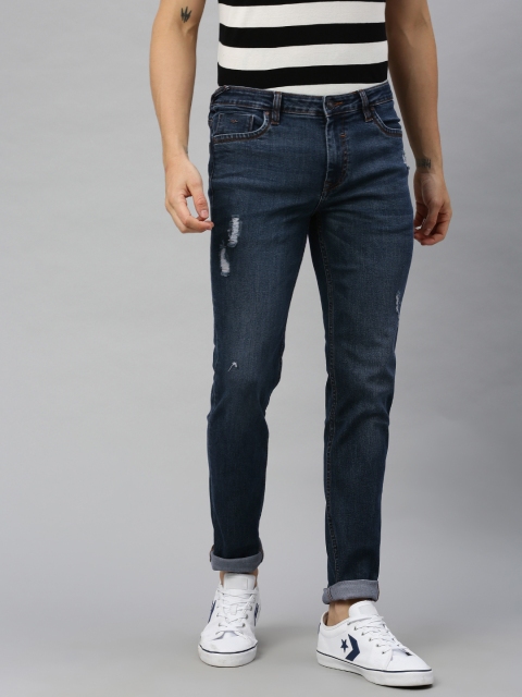 

Blackberrys Men Blue Yonk Skinny Fit Low-Rise Clean Look Stretchable Jeans