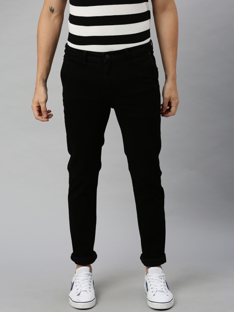 

Blackberrys Men Black Skinny Fit Low-Rise Clean Look Stretchable Jeans
