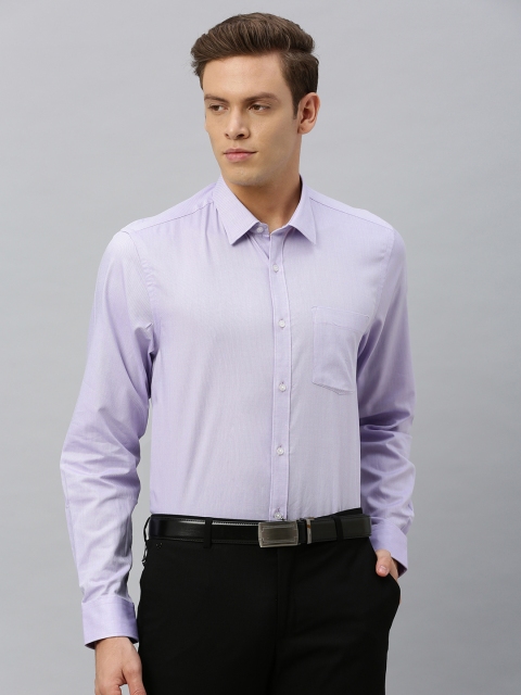 

Blackberrys Men Purple Smart Fit Solid Formal Shirt