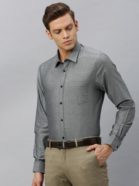 

Blackberrys Men Black Solid Smart Fit Formal Shirt