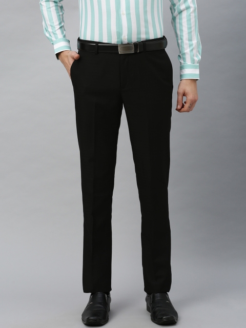 

Blackberrys Men Black Skinny Fit Solid Formal Trousers