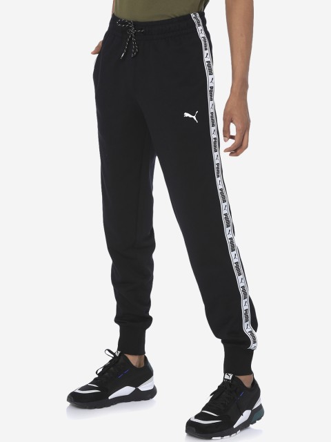 

Puma Men Black Solid Tape Sweat Pant Joggers