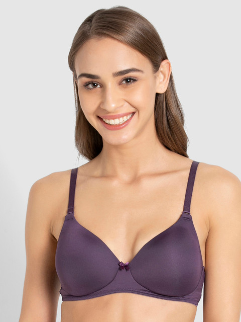 

Jockey Purple Medium Coverage Lightly Padded T-shirt Bra 1819-0103-PUCOS