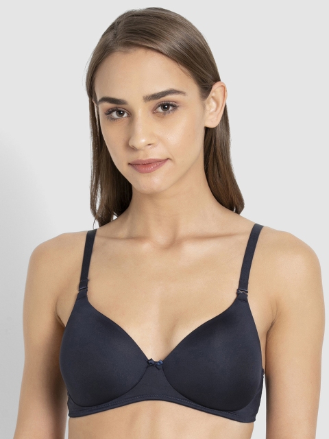 

Jockey Navy Blue Medium Coverage Lightly Padded T-shirt Bra 1819-0103-NVBLZ