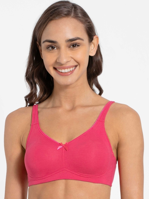

Jockey Pink Solid Lightly Padded Everyday Bra FE41-0105