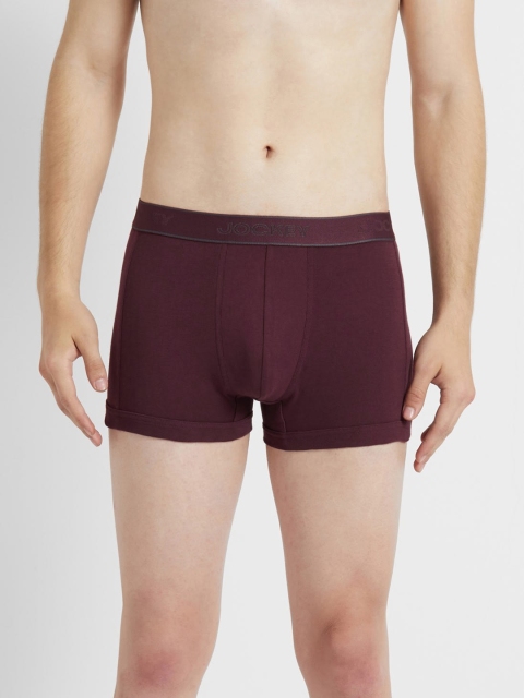 

Jockey Men Burgundy Solid Trunks 1015-0105