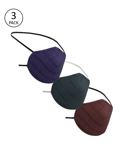 

Peter England Men Assorted 3 Pcs 3-Ply Reusable Outdoor Protective Masks