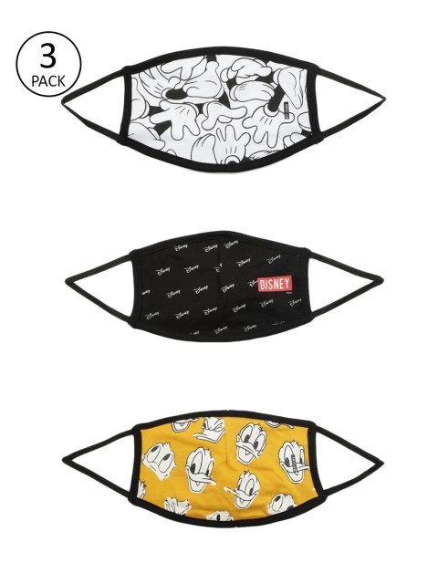 

Kook N Keech Disney Adults Pack of 3 Printed Reusable 3-Layer Protective Outdoor Masks, White