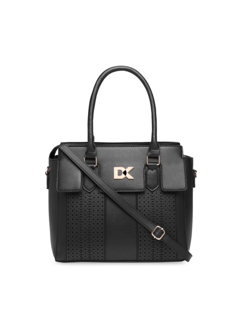 

Diana Korr Black Solid Handheld Bag