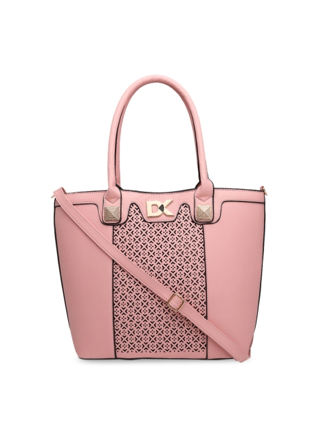 

Diana Korr Pink Solid Handheld Bag