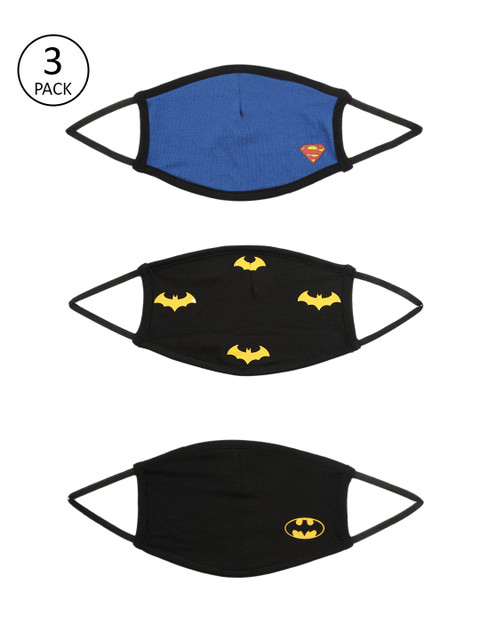 

Kook N Keech Marvel Adults Pack of 3 Reusable 3-Layer Protective Outdoor Masks, Black