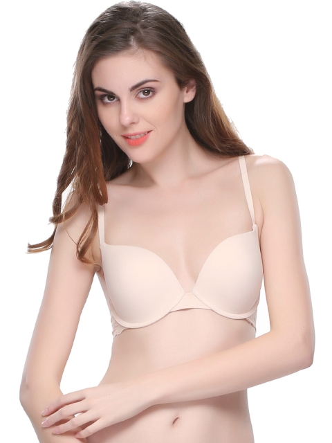 

Clovia Beige Push-Up Bra BR0435P24
