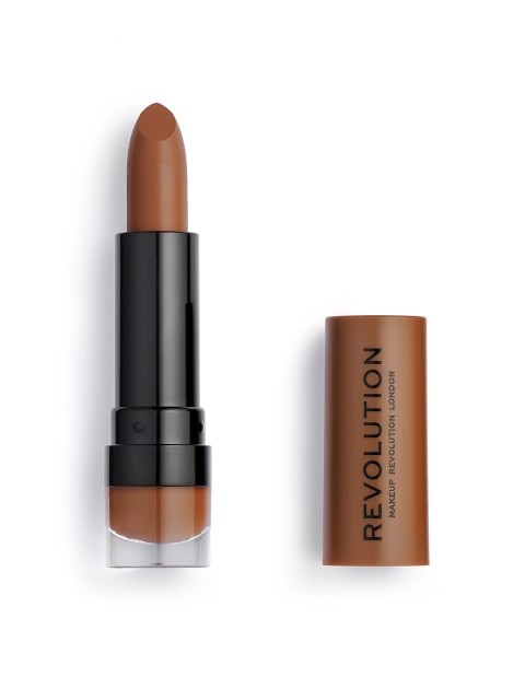 

Makeup Revolution London Matte Lipstick-127 Demeanour 3.5ml, Brown