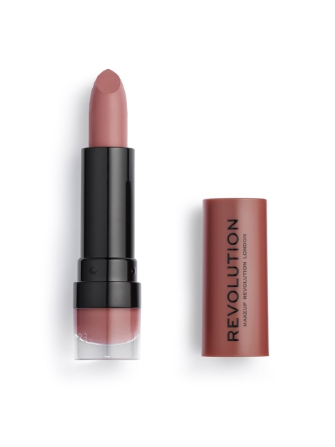 

Makeup Revolution London Matte Lipstick-113 Heart Race 3.5ml, Brown