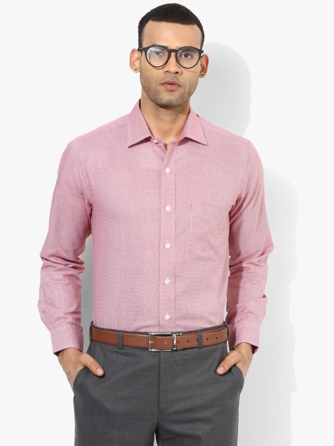 

Arrow Men Pink solid Cotton Formal Shirt