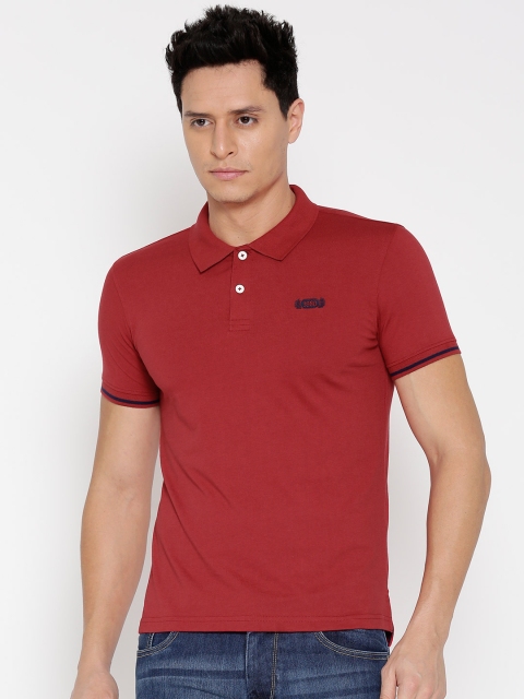 

Flying Machine Red Polo T-shirt