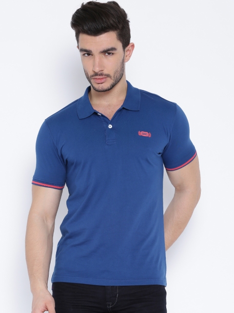

Flying Machine Blue Polo T-shirt