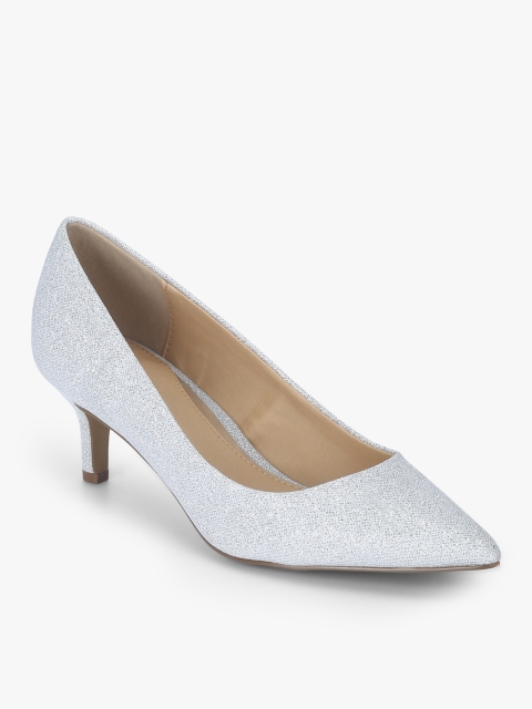 

Dune Women Silver-Toned Solid ANNABEL Pumps