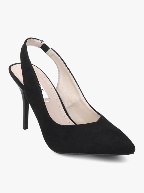 

ELLE Women Black Solid Pumps