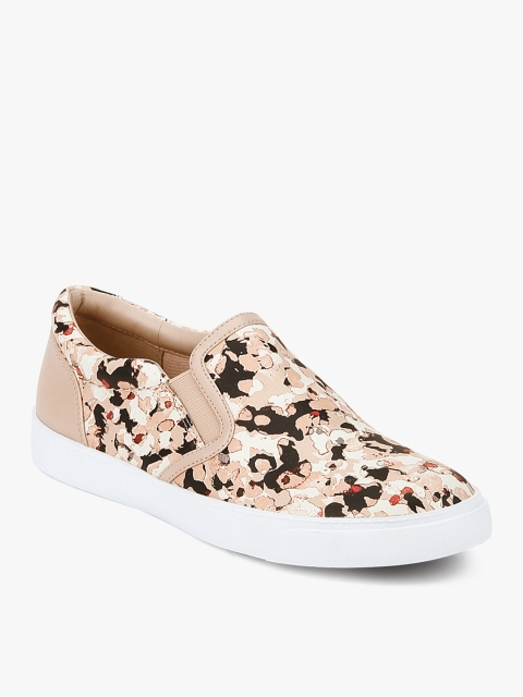 

Clarks Women Beige Slip-On Sneakers