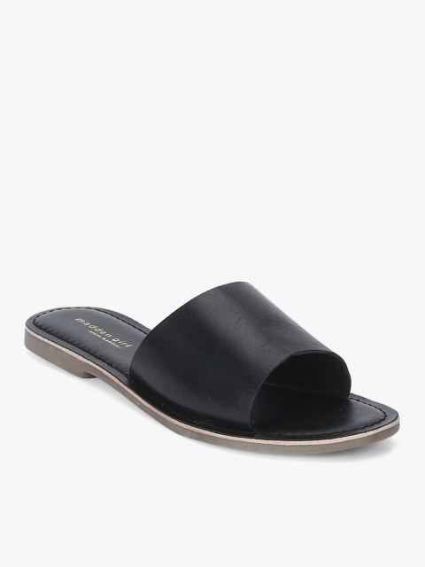 

Steve Madden Women Black Solid Open Toe Flats