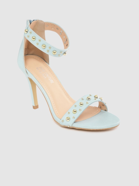 

Shoe Couture Women Blue Embellished Stiletto
