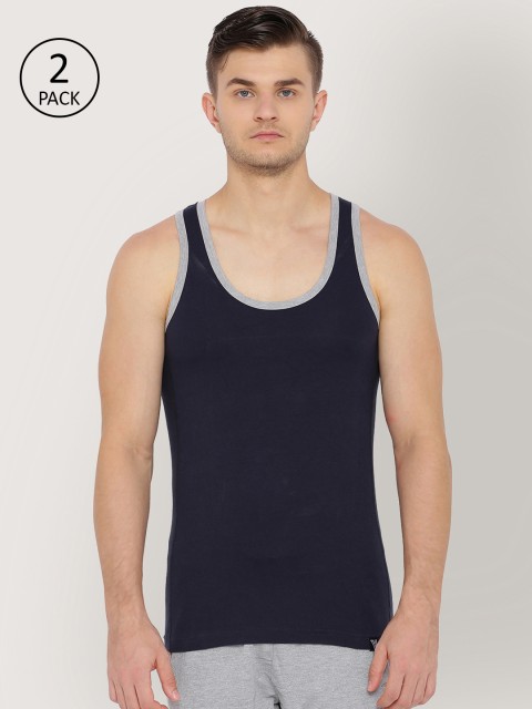 

Van Heusen Pack of 2 Navy Blue Innerwear Vest