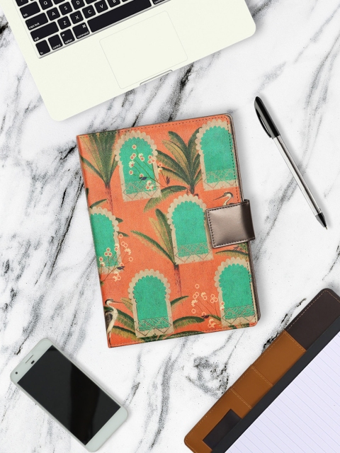 

India Circus by Krsnaa Mehta Heron's Orange & Green Palace Notebook Planner