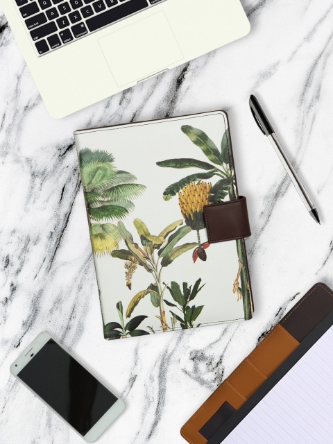 

India Circus by Krsnaa Mehta The Aesthetic Yield Notebook Planner, White