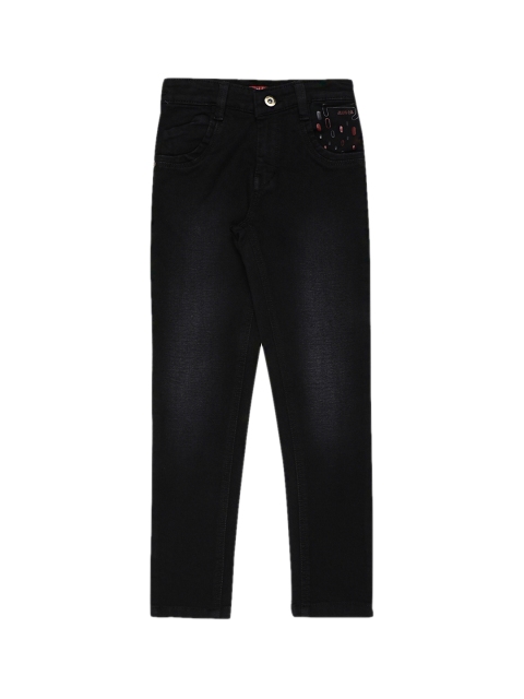 

Monte Carlo Boys Black Regular Fit Mid-Rise Clean Look Stretchable Jeans