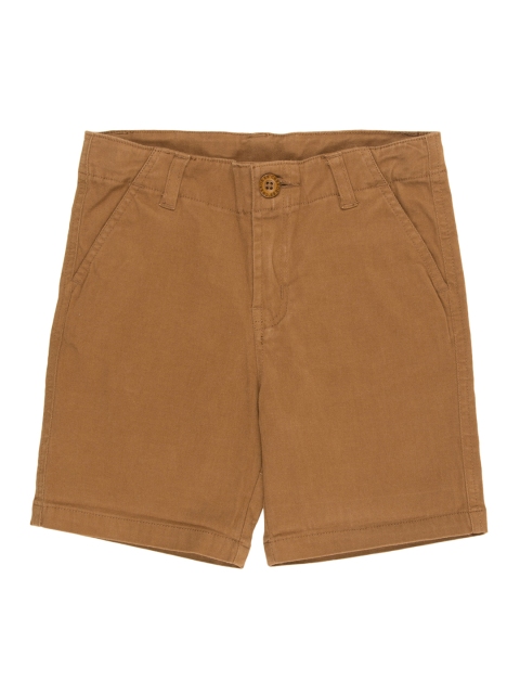 

Cherokee Boys Khaki Solid Regular Fit Shorts