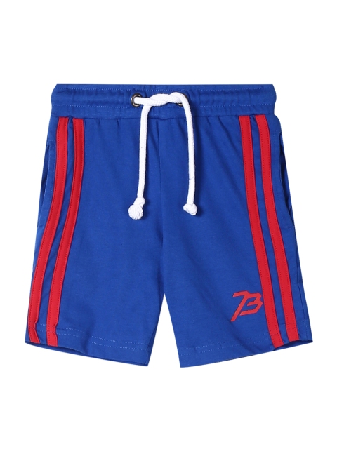 

Cherokee Boys Blue Striped Regular Fit Regular Shorts