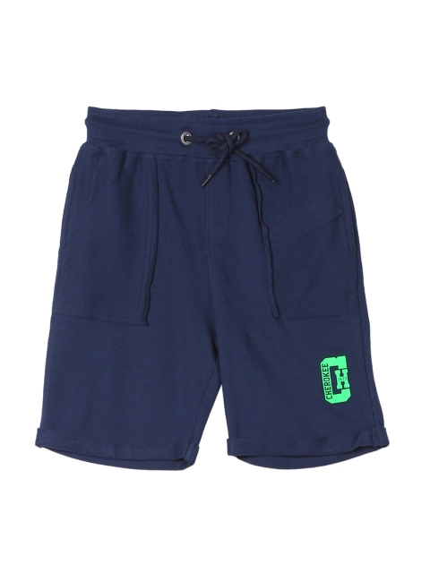 

Cherokee Boys Navy Blue Printed Regular Fit Regular Shorts