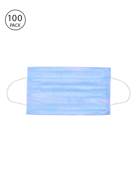 

Shakumbhari Unisex 100 Pcs 3-Ply Disposable Surgical Masks, Blue