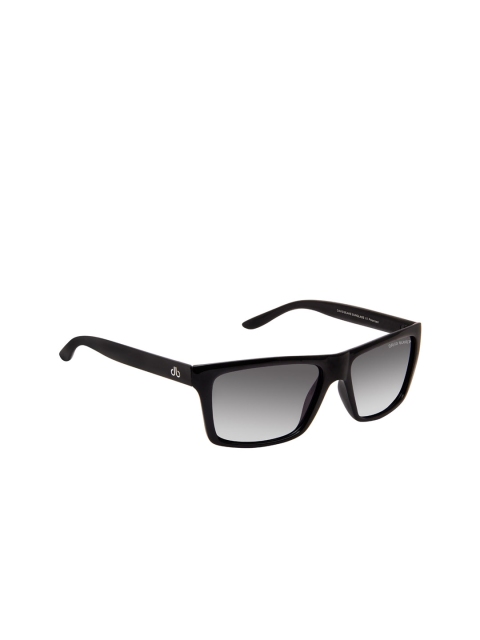 

David Blake Unisex Rectangle Sunglasses SGDB2008x005CYC1, Black