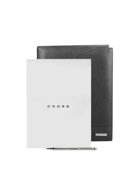 

Cross Men Black Textured Genuine Leather Passport Holder