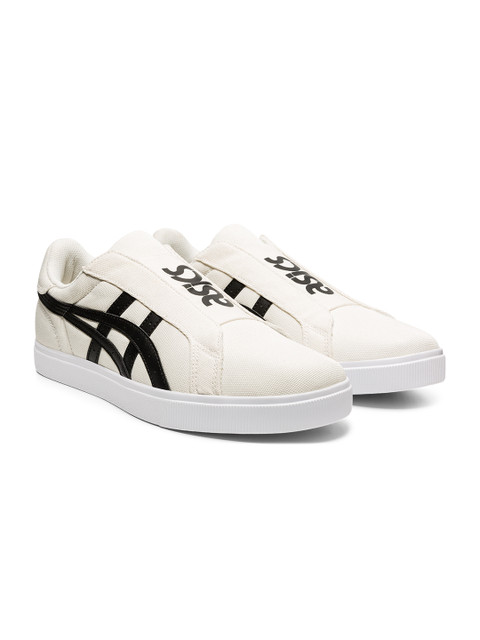 

ASICS Men Cream-Coloured Classic CT Slip-On Sneakers
